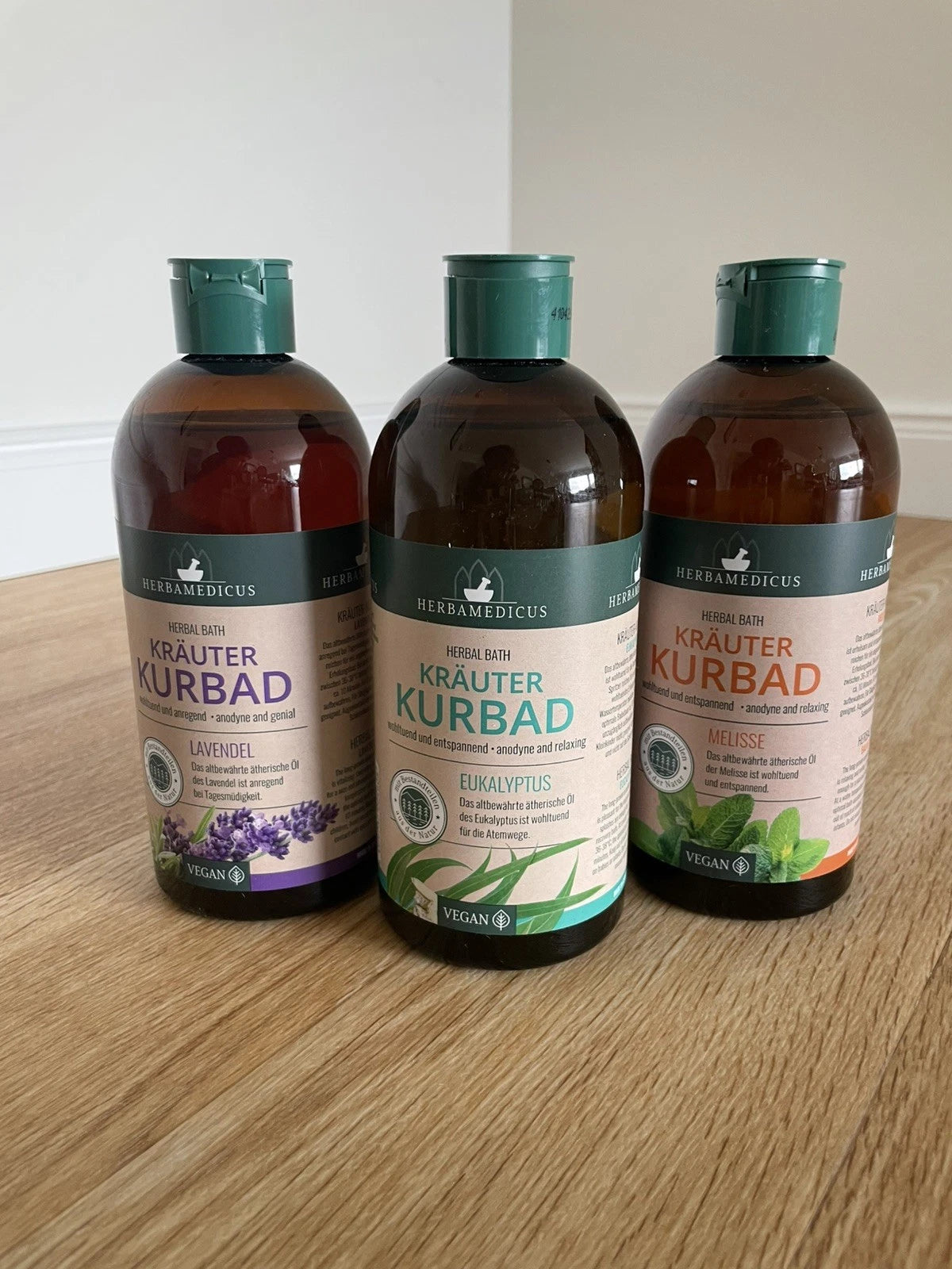 Herbamedicus – Pflanzliche Badezusätze (3 Sorten)