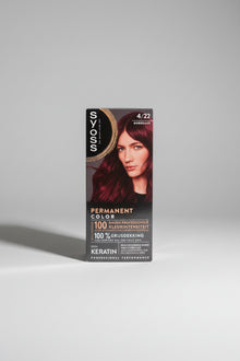 Syoss Permanente Coloration 4-22 Leuchtendes Rot – 3er Pack