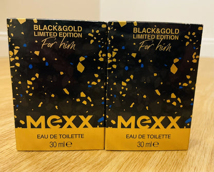 2er-Set Mexx Black & Gold Limited Edition Man EDT 30ml