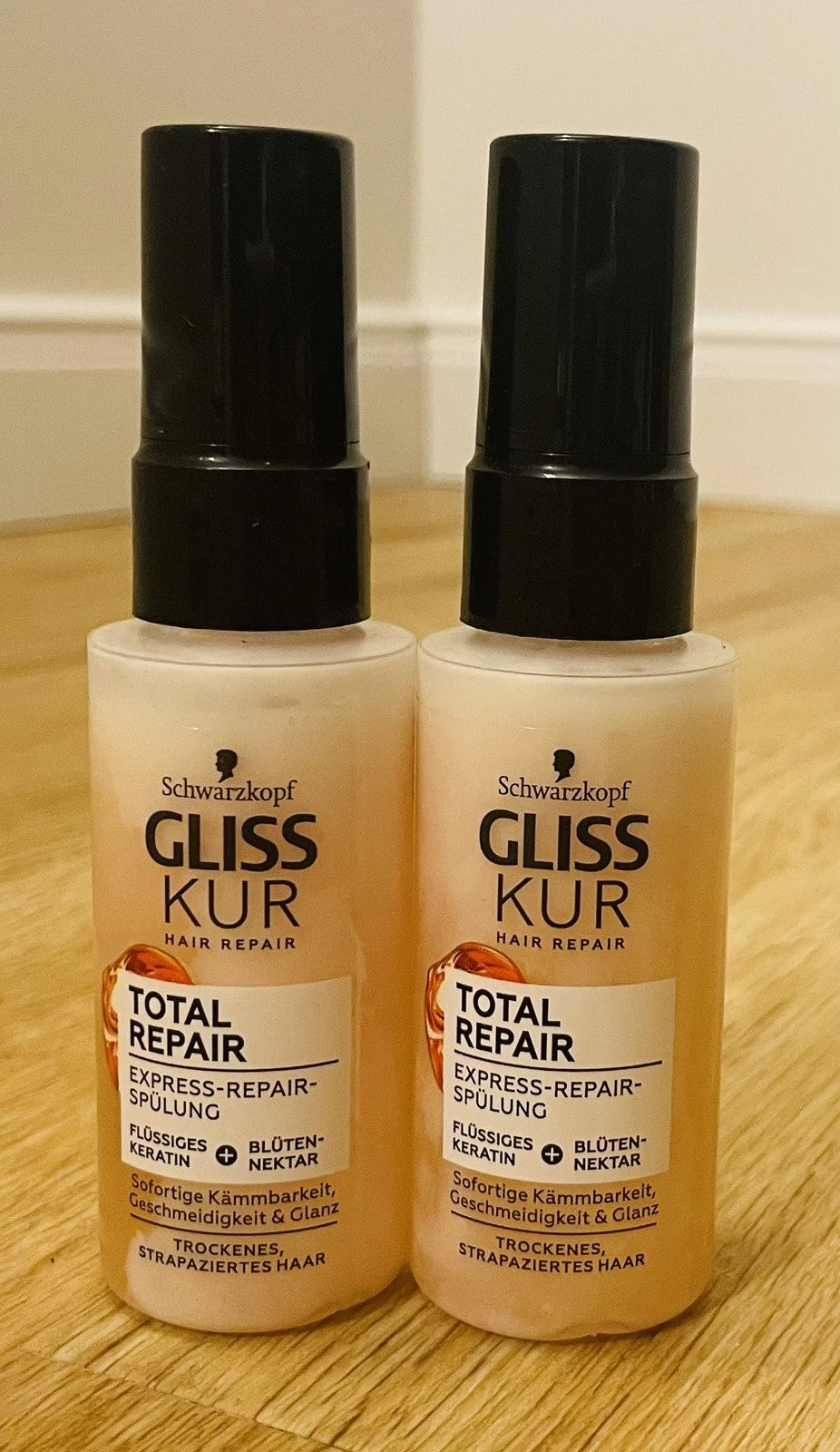 Schwarzkopf Gliss Kur Total Repair Express(2 x 50 ml Reisegröße)