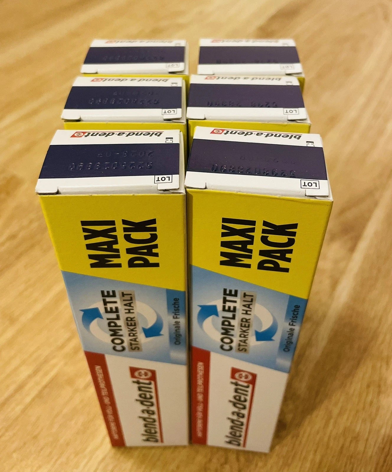 Blend-a-dent Super-Haftcreme Extra Stark 6x70g Maxi Pack