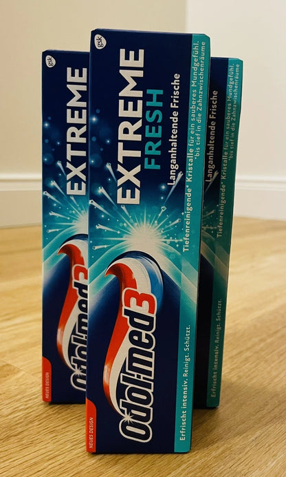 Odol-med3 Extreme Fresh Zahnpasta | 3er-Pack