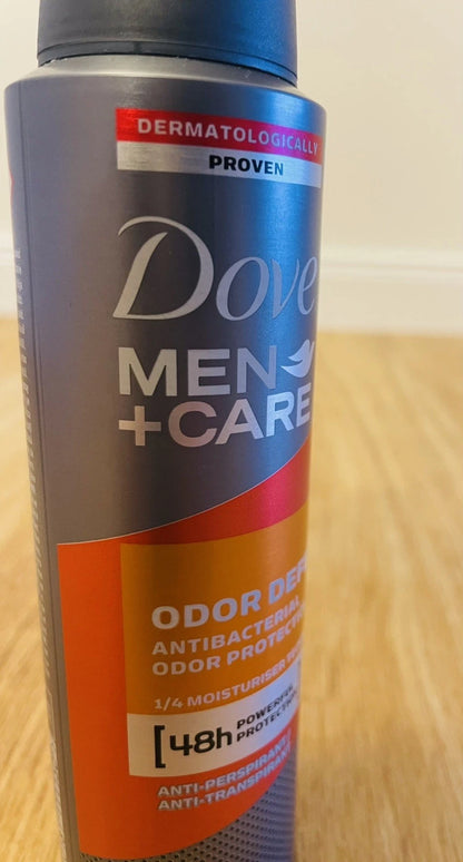 6x Dove Men+Care Deo Spray 48h Odor Defense 150 ml