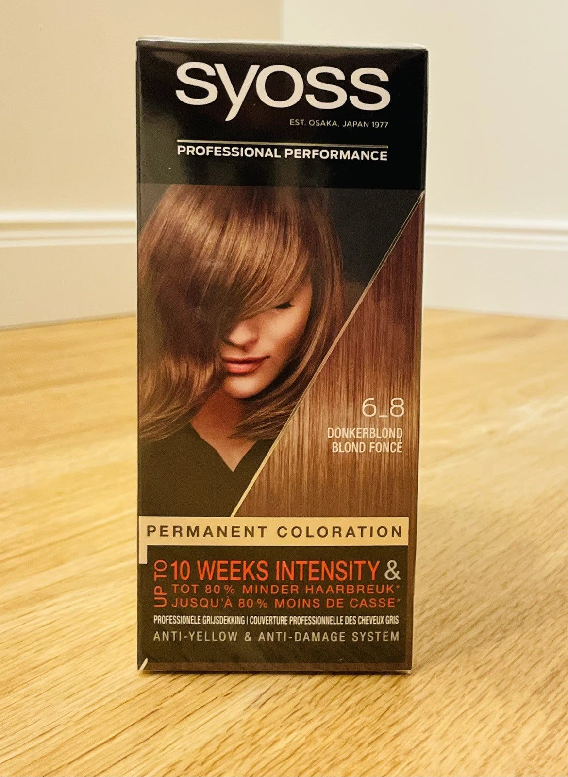 Syoss Permanente Coloration 6-8 Dunkelblond – 3er Pack