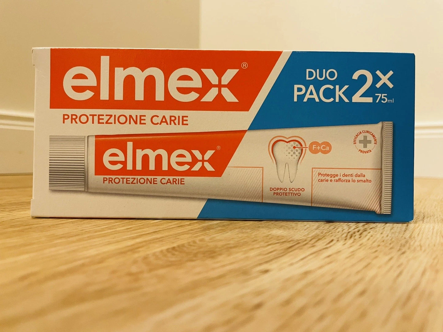 elmex Protezione Carie Zahnpasta – 2×75 ml