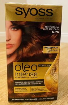 Syoss Oleo Intense 6-76 Warmes Kupfer – 3er Pack