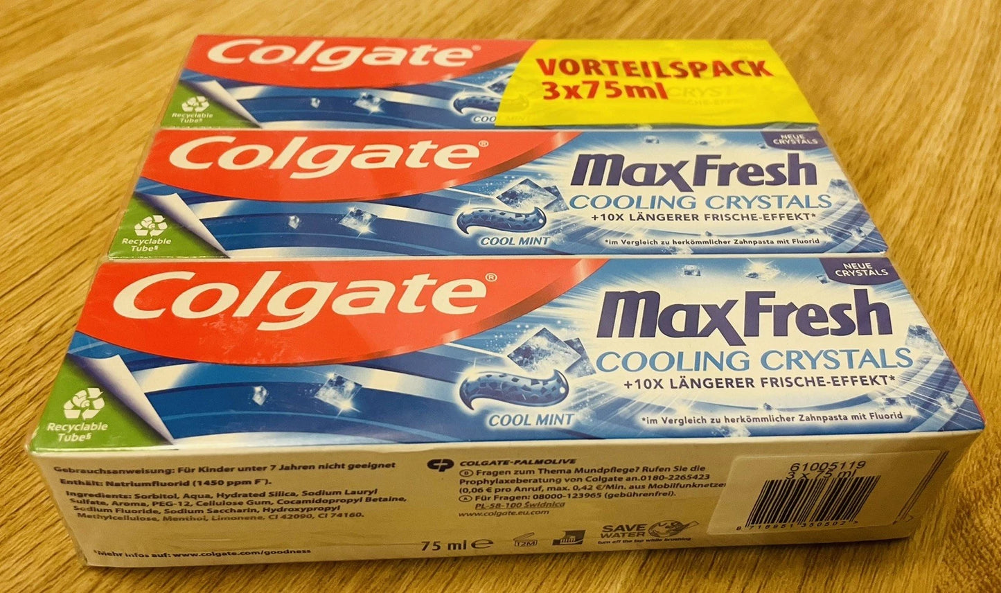 Colgate Max Fresh Cooling Crystals | 3er-Pack