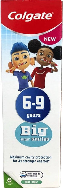 6x Colgate Kinder Zahncreme 50ml Minze 6-9 Jahre Pasta Zähneputzen Frische Bad